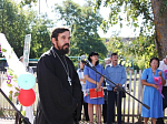 Настоятель храма Димитрия Солунского принял участие в праздничном мероприятии по случаю начала нового учебного года в Русскожуравской СОШ