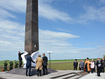 Открытие памятной стелы в Острогожске