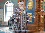 В Великую Среду Глава Воронежской митрополии совершил последнюю в нынешнем году Литургию Преждеосвященных Даров