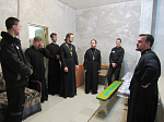 Первое богослужение в Свято-Никольском тюремном храме ИК-8 г. Россоши