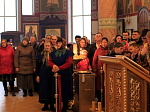 Воскресное богослужение в Ильинском соборе г. Россошь