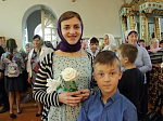 Акция "Белый цветок" в Казанском храме Каменки