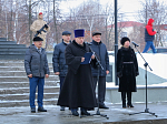 Духовенство благочиния приняло участие в митинге, посвященному 79-й годовщине освобождения Россоши