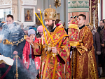 Правящий Архиерей Россошанской епархии возглавил служение Божественной литургии и Чин Торжества Православия в соборе во имя св. пророка Божия Илии