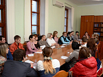 Заседание молодежного парламента в администрации Острогожского района