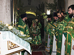 Митрополит Воронежский и Лискинский Сергий совершил Божественную литургию в Спасском монастыре Россошанской епархии
