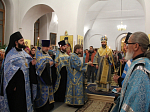 В Казанском храме Павловска Всенощное бдение возглавил епископ Россошанский и Острогожский Андрей