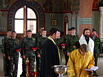 Преосвященнейший епископ Андрей благословил в дорогу юных казаков на «Казачий сполох»