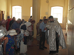 Первое Богослужение в Преображенском соборе г. Павловска