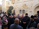 Продолжается посещении Святой Земли группой паломников из Россшанской епархии