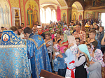 Праздничное богослужение в Михайловском храме Острогожска