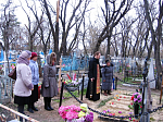 Панихиды на кладбищах в день Радоницы