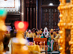 Епископ Россошанский и Острогожский Андрей сослужил Святейшему Патриарху Кириллу за литургией в Храме Христа Спасителя