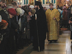 20 декабря, в день памяти святителя Амвросия Медиоланского, Преосвященнейший Андрей, епископ Россошанский и Острогожский совершил Божественную литургию