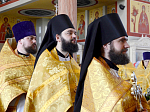 В день принесения частицы стопы святителя Митрофана Воронежского в главном храме епархии прошло торжественное богослужение