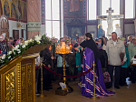Глава Россошанской епархии совершил праздничное богослужение в праздник Входа Господня в Иерусалим