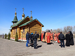 Архиерейское богослужение в Белогорской обители в Светлый Четверг