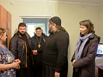 Представители Синодального отдела по церковной благотворительности и социальному служению посетили пункты временного размещения (ПВР) беженцев в Россошанском районе