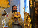 Епископ Россошанский и Острогожский Андрей сослужил митрополиту Воронежскому и Лискинскому Сергию за богослужением на подворье Софийского храма