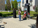 Клирик Свято-Ильинского кафедрального собора принял участие в митинге, посвященном Дню Победы