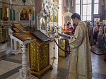 Воскресная литургия в Свято-Ильинском соборе г. Россошь