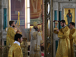 В День Крещения Руси архипастырь совершил Божественную литургию в Ильинском соборе г. Россошь