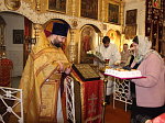 В Казанском храме молитвенно встретили день памяти святителя Спиридона Тримифунтского и поздравили благочинного с днем рождения
