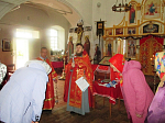 Благодарственный молебен в День победы в храме с. Сончино
