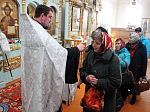 Архипастырь совершил богослужение в Казанском храме пгт Каменка