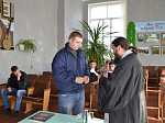 Встреча благочинного Каменского церковного округа с новобранцами