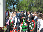 Возложение цветов  к мемориалу Воинской славы
