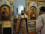 В Лазареву субботу в Казанском храме совершили Литургию