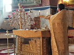 В Неделю о Закхее в Свято-Ильинском соборе совершили воскресное богослужение