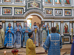 Соборное богослужение в Казанском храме г. Павловска