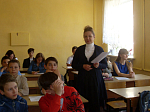 Урок в школе в День славянской письменности