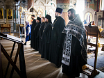Епископ Россошанский и Острогожский Андрей молился за утренним постовым богослужением