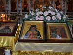 В Верхнем Мамоне почтили память трех святых праздничным богослужением