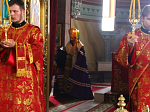 Преосвященнейший епископ Россошанский и Острогожский Андрей совершил вечерню и утреню по пасхальному чину
