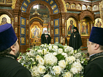 В день годовщины архиерейской хиротонии Глава Воронежской митрополии совершил богослужение в Благовещенском кафедральном соборе
