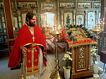 Праздничное богослужение в храме с. Русская Журавка