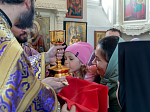 В Неделю 5-ю Великого поста, прп. Марии Египетской, епископ Дионисий сослужил митрополиту Воронежскому и Лискинскому Сергию за Литургией в Костомаровском монастыре