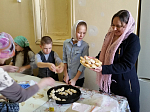 Мастер-класс по изготовлению жаворонков в Воскресной школе Покровского храма г. Павловска
