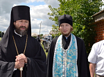 Освящение купольного креста в с. Новосолдатка
