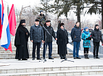 Глава Россошанской епархии совместно с духовенством и россошанцами почтил память войнов, павших в ВОВ