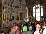 Епископ Россошанский и Острогожский Андрей совершил Божественную литургию в Ильинском кафедральном соборе г.Россоши
