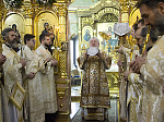 Епископ Россошанский и Острогожский Андрей сослужил Главе Воронежской митрополии за Божественной литургией