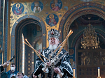 Глава Воронежской митрополии совершил уставное богослужение Великой Субботы с чином погребения Христа Спасителя