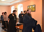 Состоялось очередное собрание духовенства и руководителей отделов благочиния