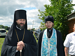 Преосвященнейший Андрей, епископ Россошанский и Острогожский совершил чин освящения нового накупольного креста и храмового купола