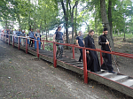 Белогорскую обитель посетили паломники из Македонии